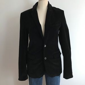 Tristan - Black Cordoroy Fitted Jacket